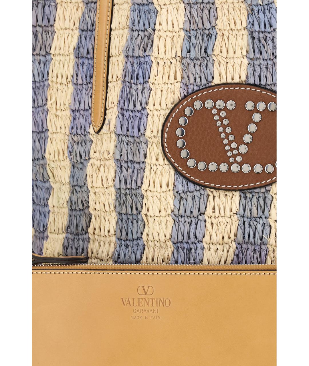 VALENTINO Мульти пелетеная сумка тоут, фото 4
