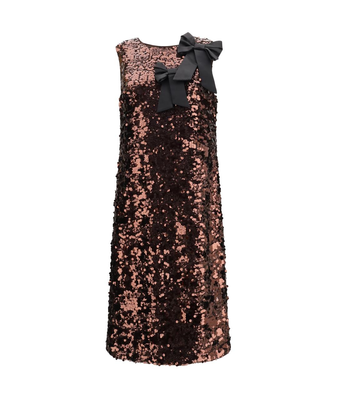 GANNI Мульти полиэстеровое коктейльное платье, фото 1