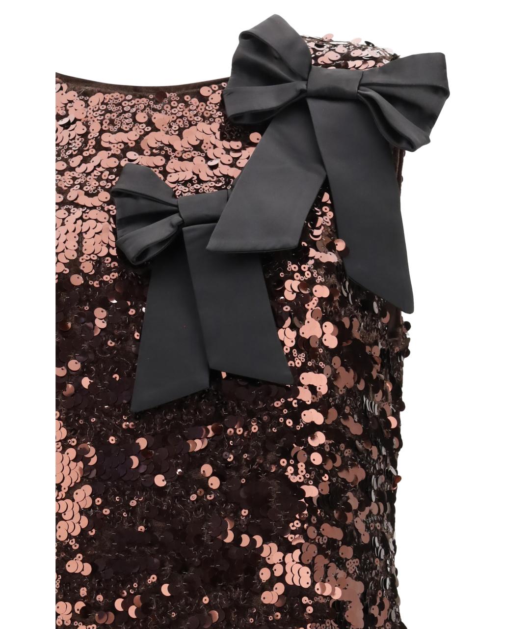 GANNI Мульти полиэстеровое коктейльное платье, фото 3