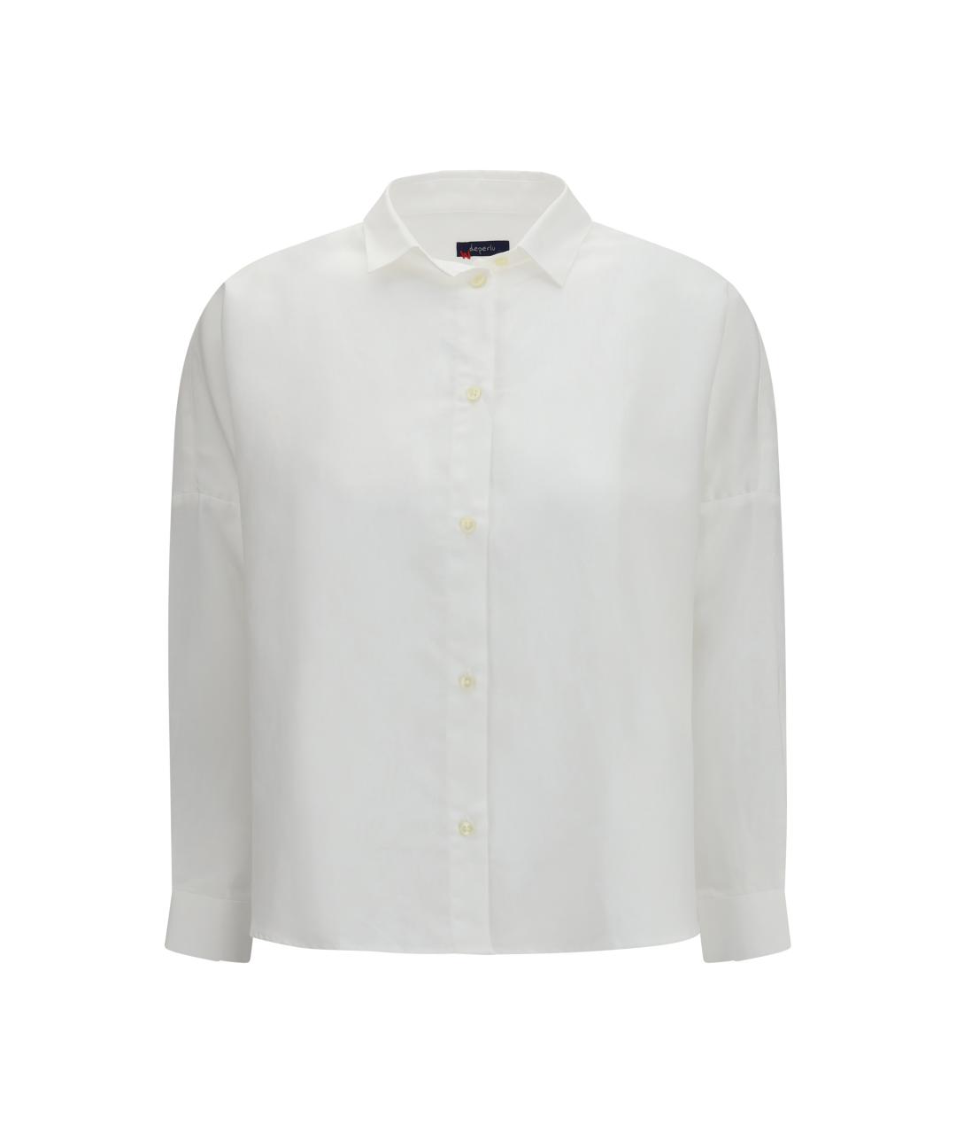 DEPERLU Белая хлопковая рубашка, фото 1