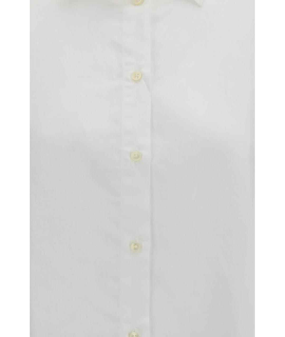 DEPERLU Белая хлопковая рубашка, фото 3