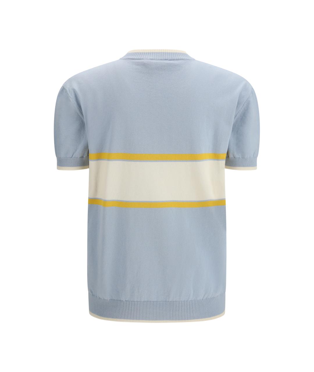 GCDS Голубая хлопковая футболка, фото 2