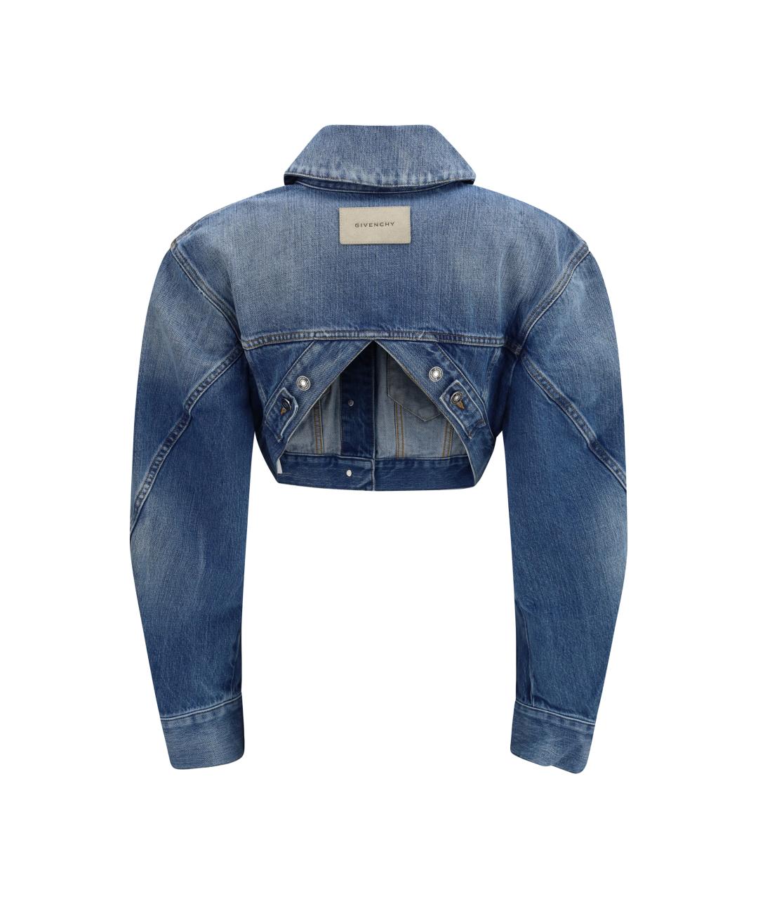 GIVENCHY Синяя хлопковая куртка, фото 2