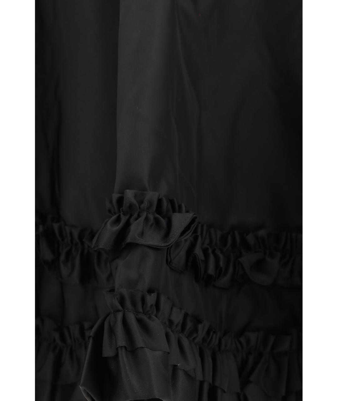 GANNI Черная полиамидовая юбка мини, фото 3