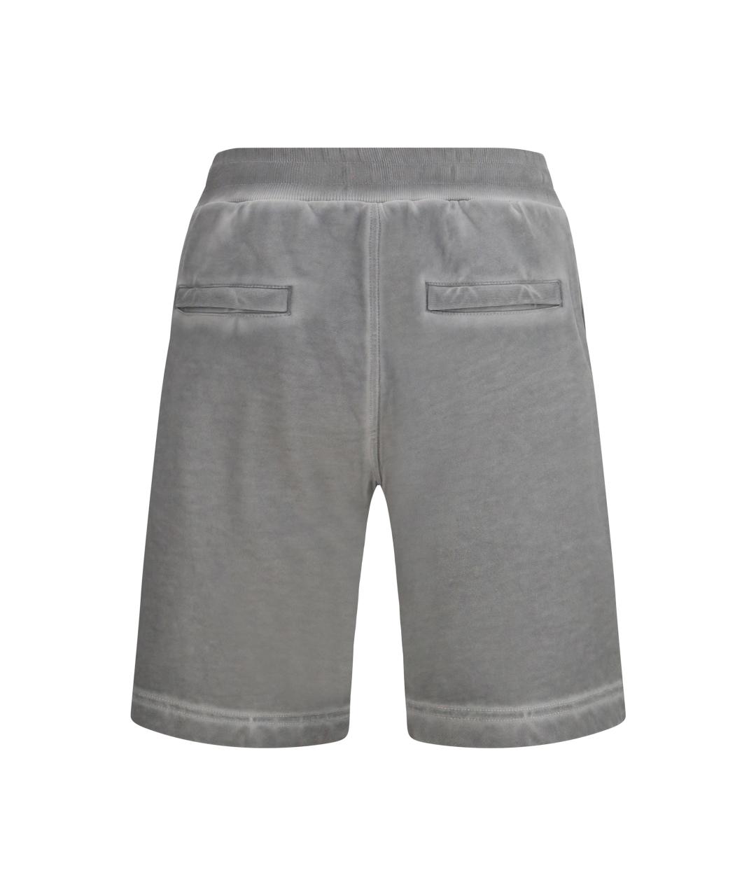 DIESEL Серые хлопковые шорты, фото 2