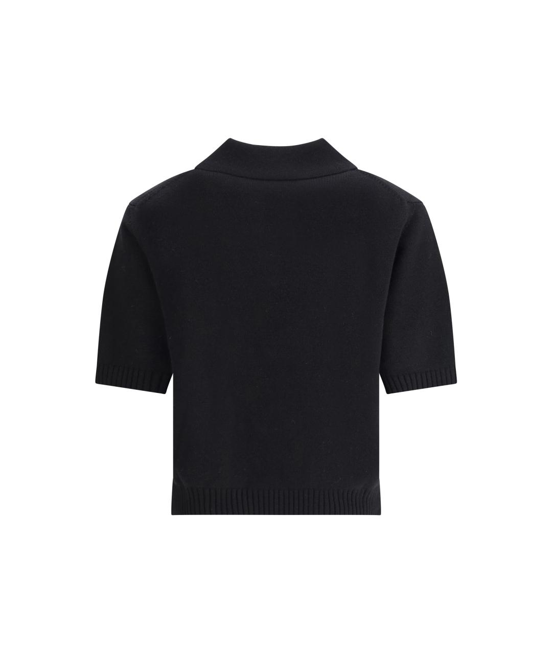 GIVENCHY Черная шерстяная футболка, фото 2