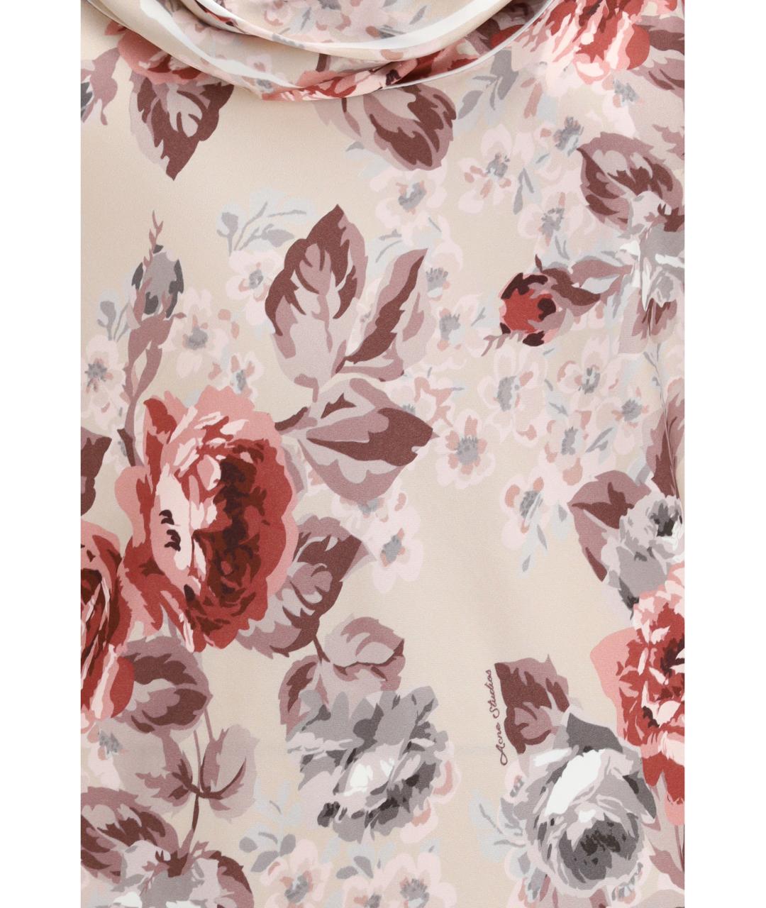 ACNE STUDIOS Мульти вискозное коктейльное платье, фото 3