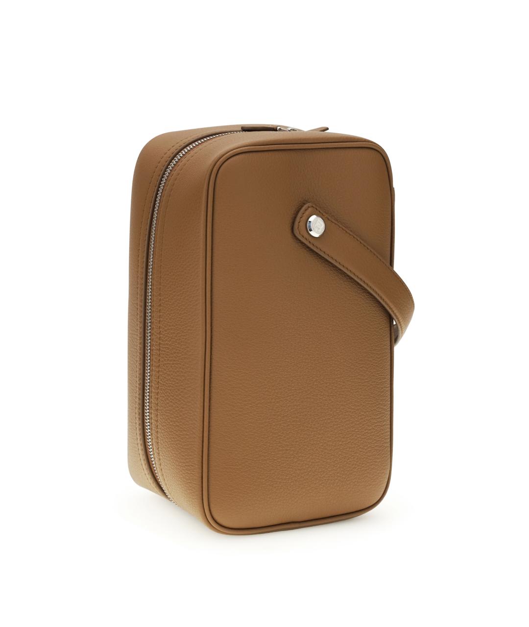 DOLCE&GABBANA Коричневая кожаная барсетка, фото 3