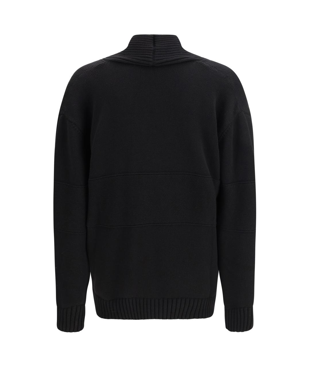 GCDS Черный шерстяной кардиган, фото 2