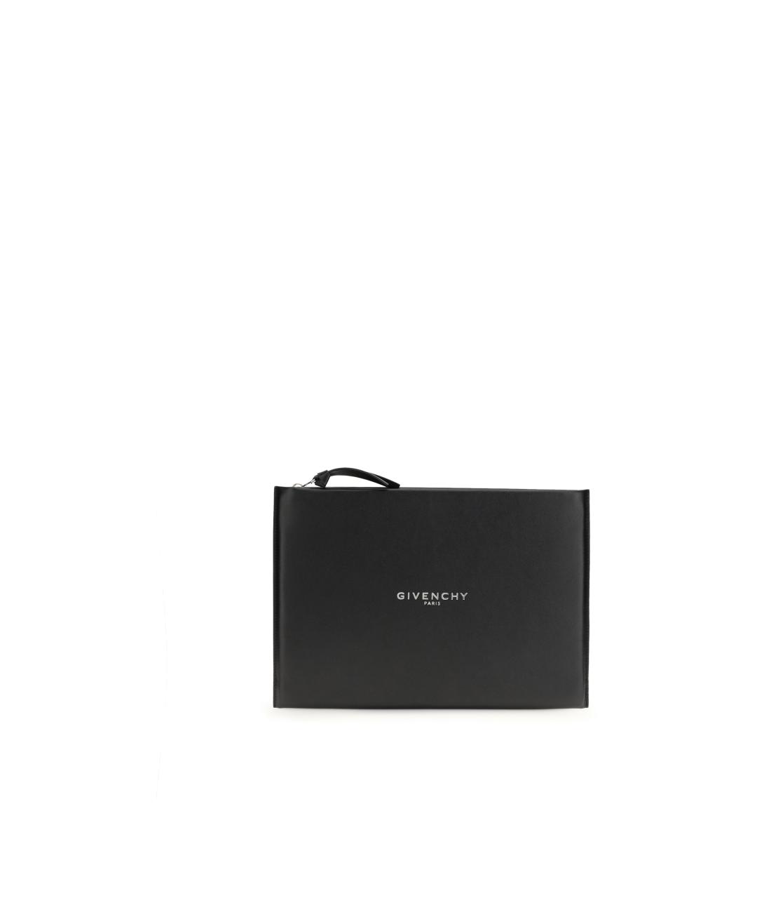GIVENCHY Черная кожаная папка для документов, фото 1