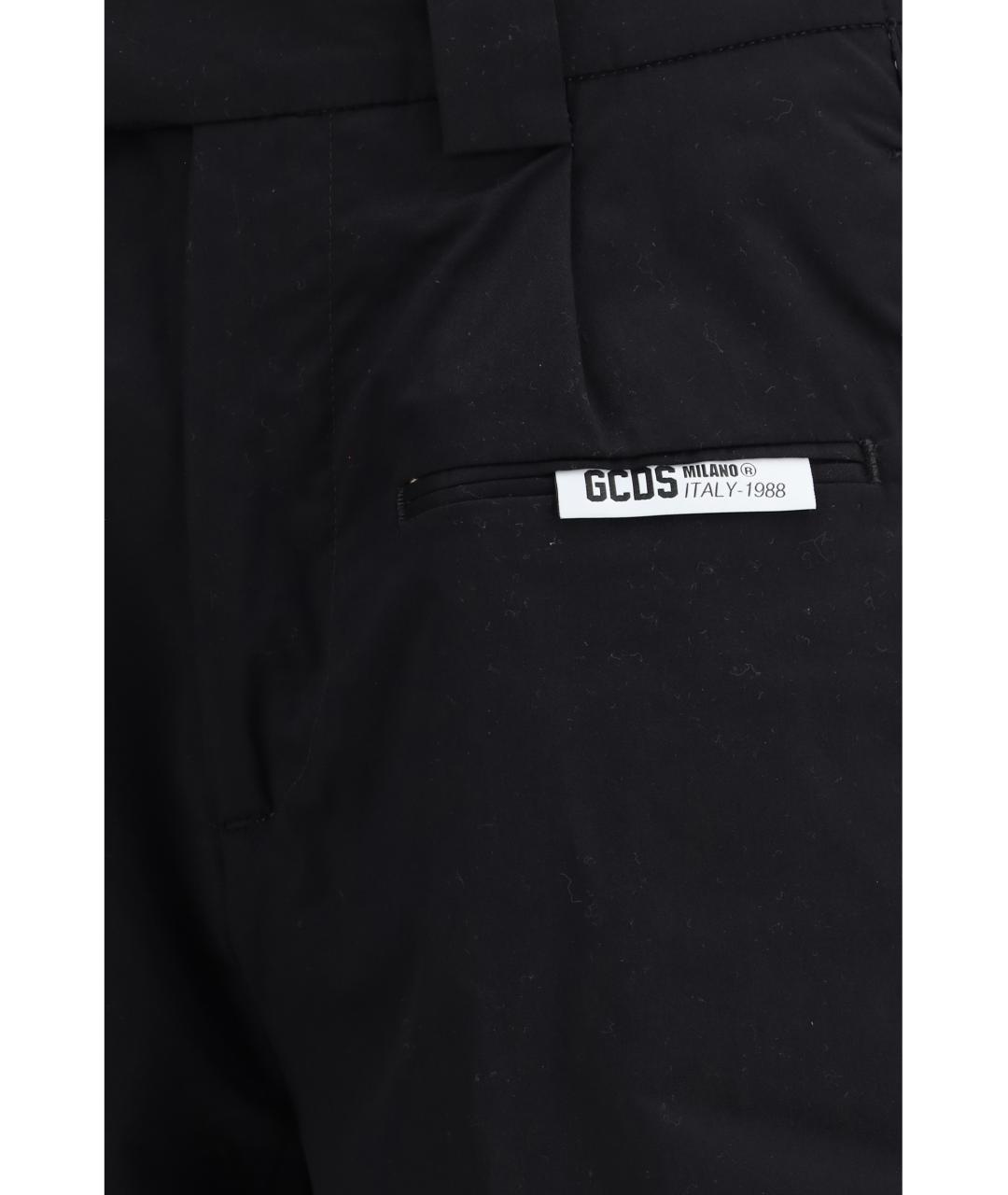 GCDS Черные хлопковые шорты, фото 3