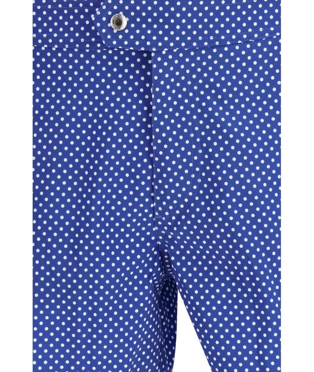 TOM FORD Синие полиэстеровые шорты, фото 3