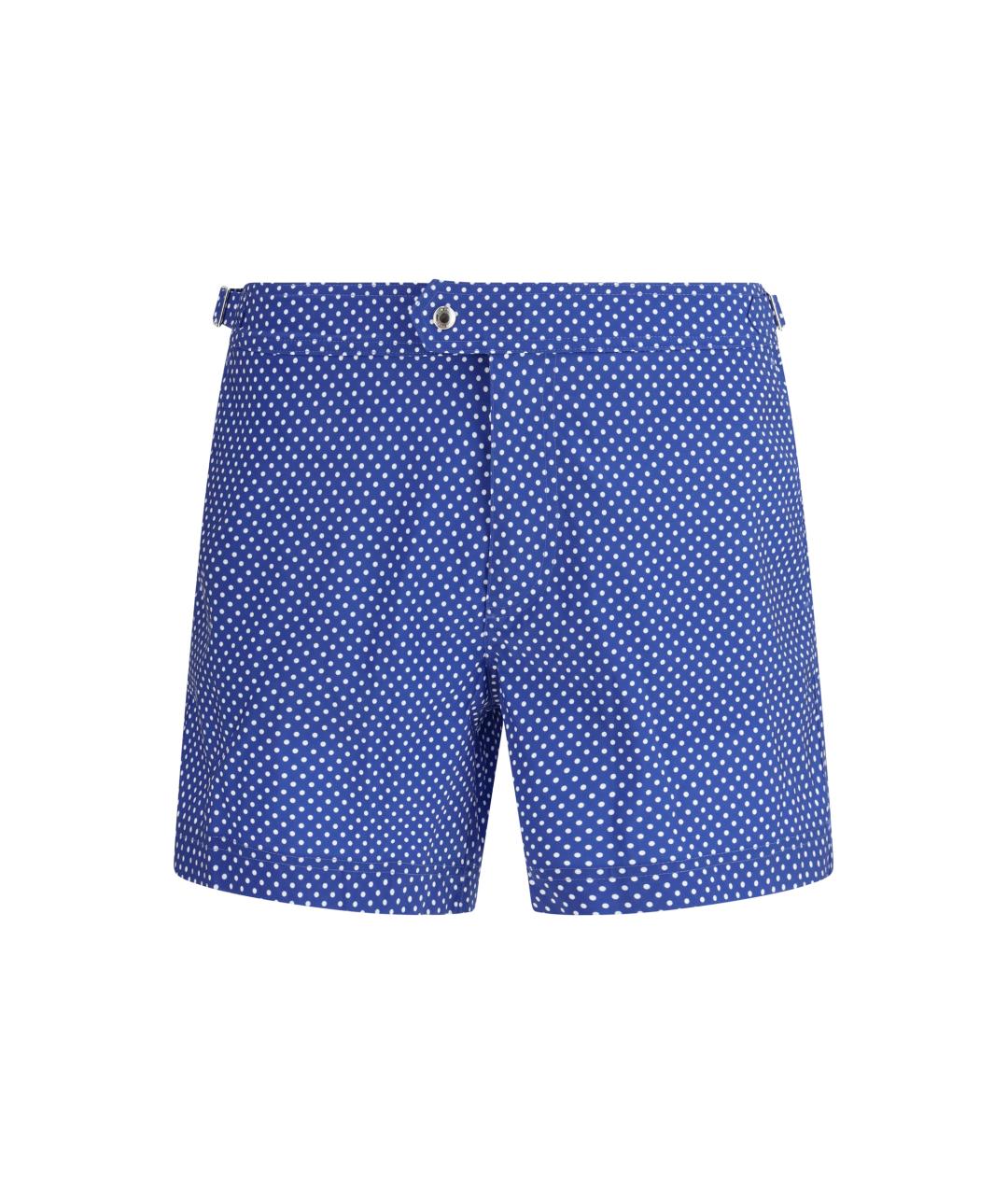 TOM FORD Синие полиэстеровые шорты, фото 1