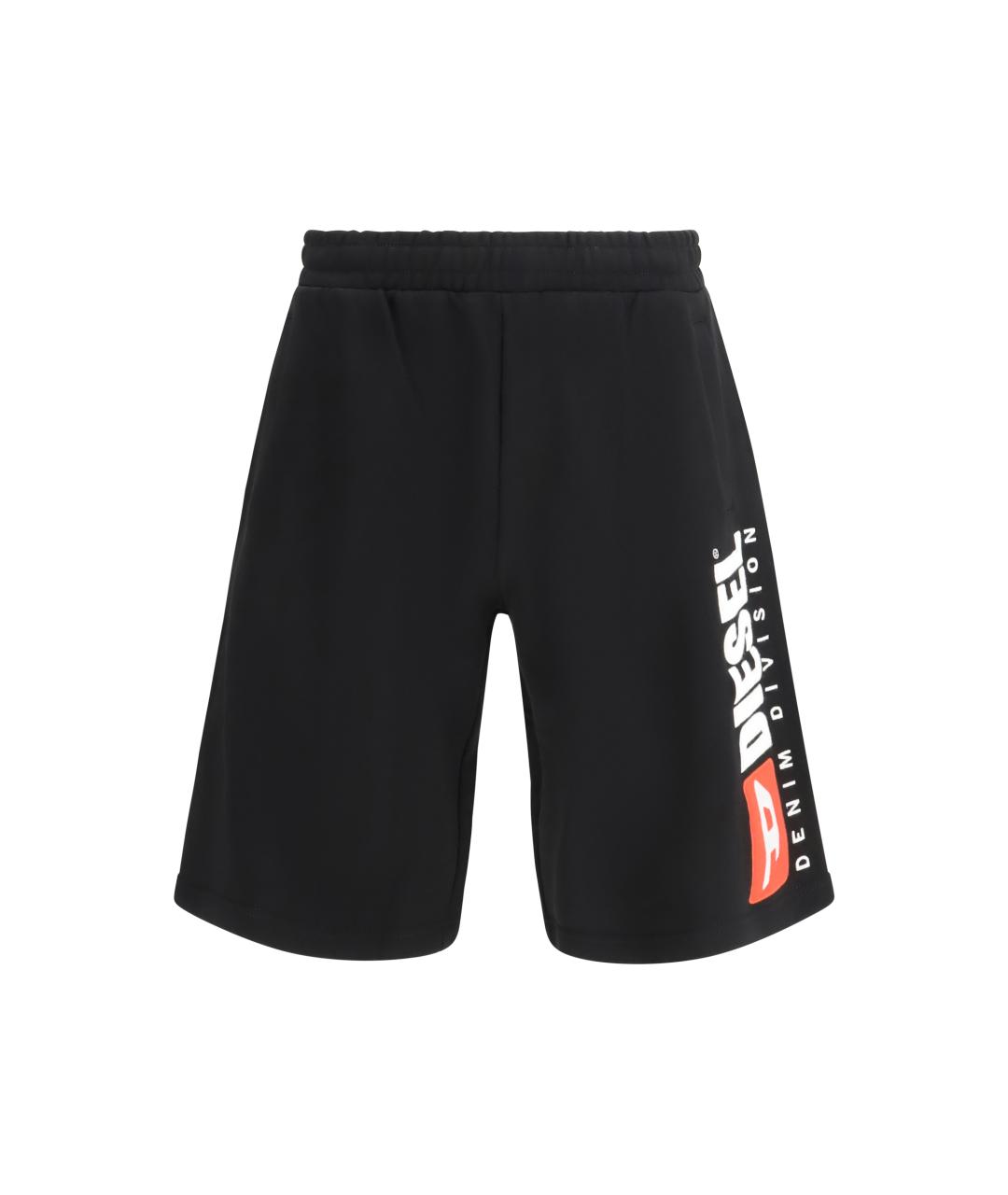 DIESEL Черные хлопковые шорты, фото 1