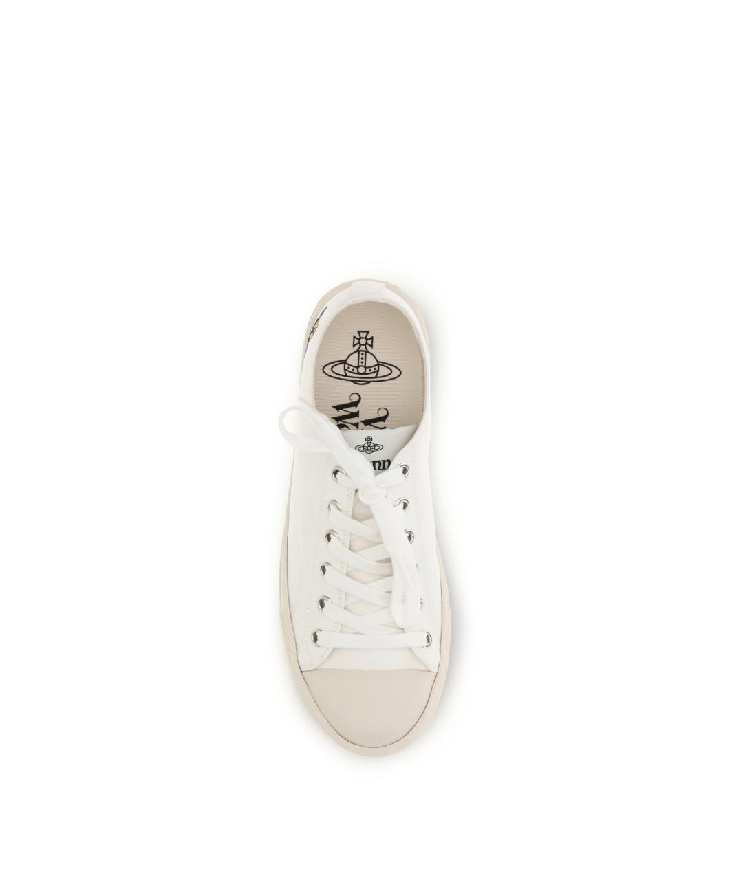 VIVIENNE WESTWOOD Белые кроссовки, фото 4
