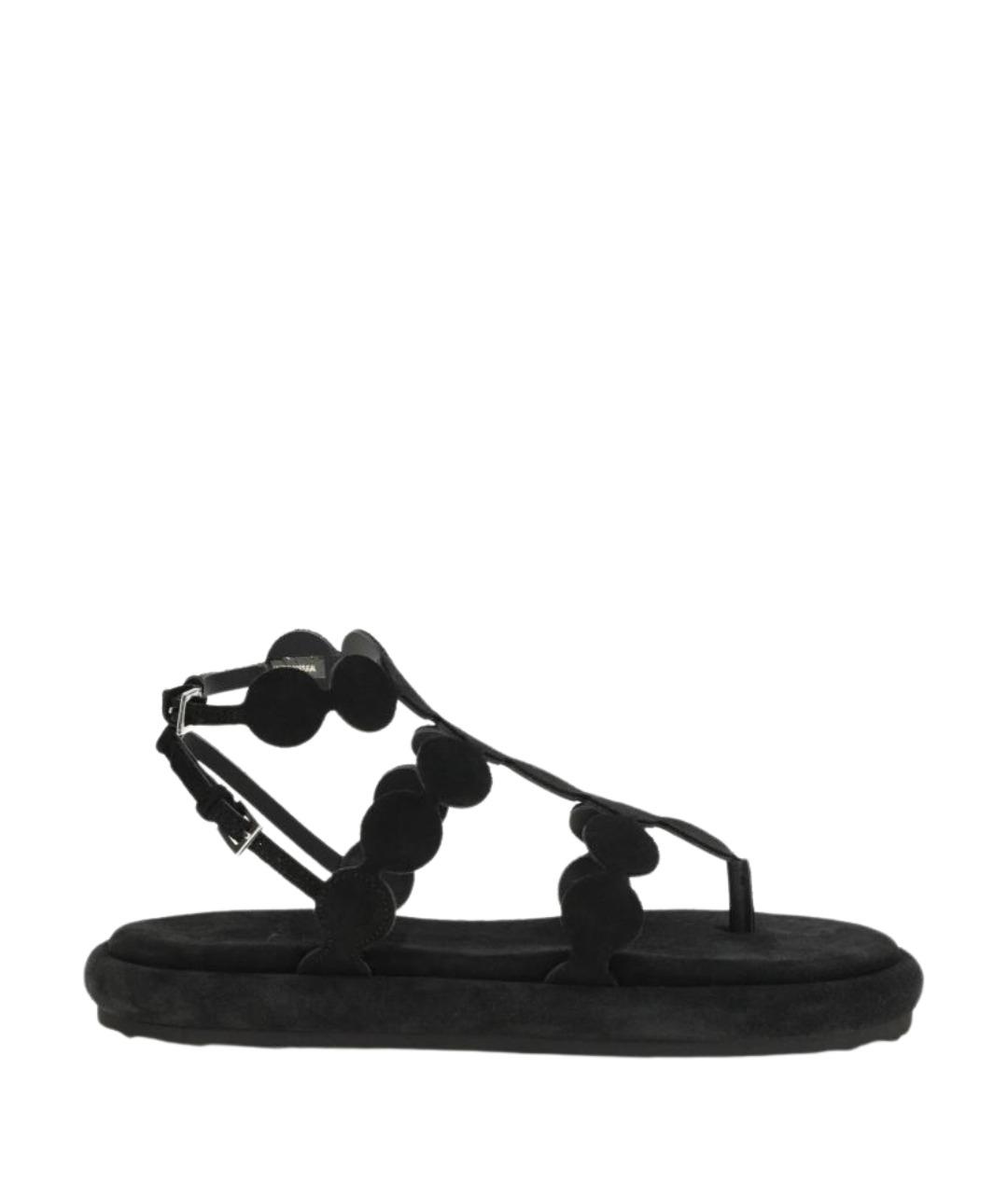 PIERRE HARDY Черные замшевые сандалии, фото 1