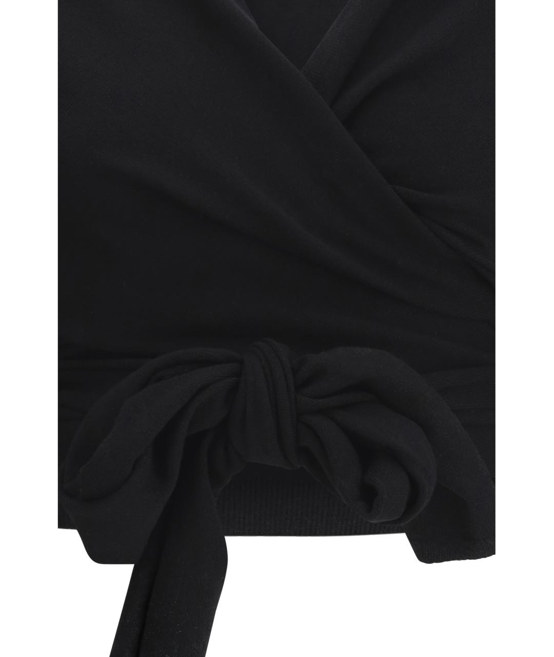 ALAIA Черный кашемировый джемпер / свитер, фото 3