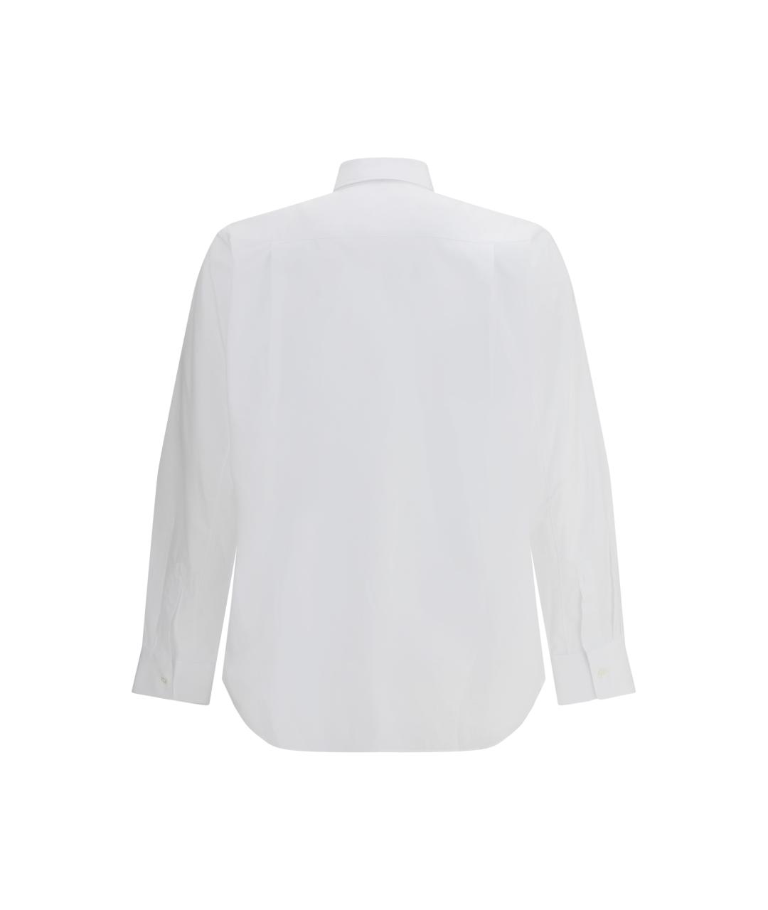 COMME DES GARÇONS PLAY Белая хлопковая классическая рубашка, фото 2