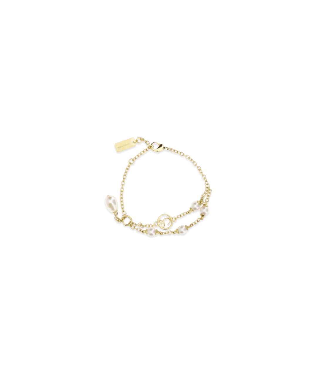 CHLOE Золотой латунный браслет, фото 4