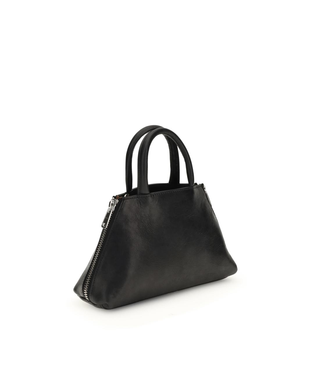 COPERNI Черная кожаная сумка с короткими ручками, фото 3