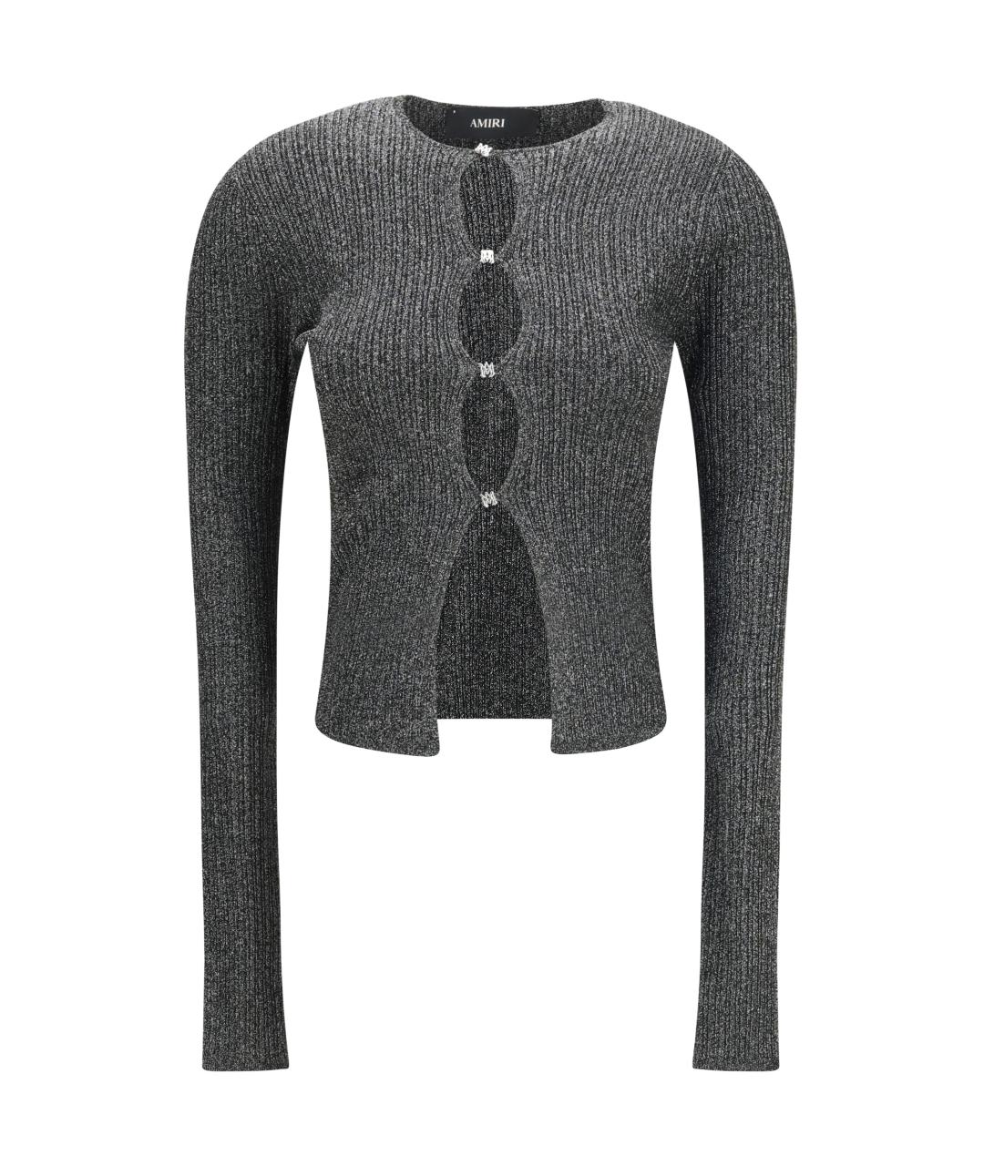 AMIRI Серый вискозный кардиган, фото 1