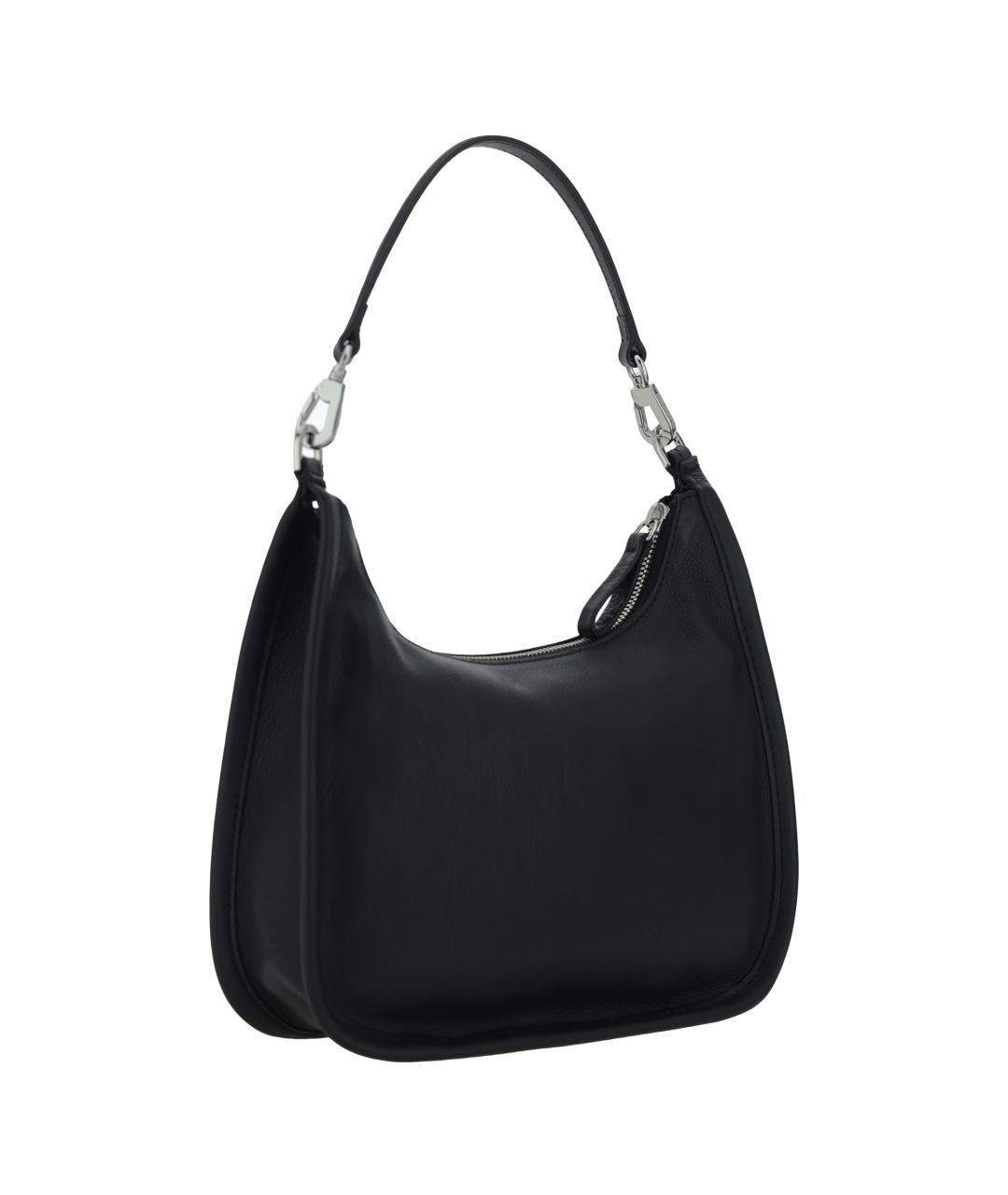 PIERRE HARDY Черная кожаная сумка через плечо, фото 3