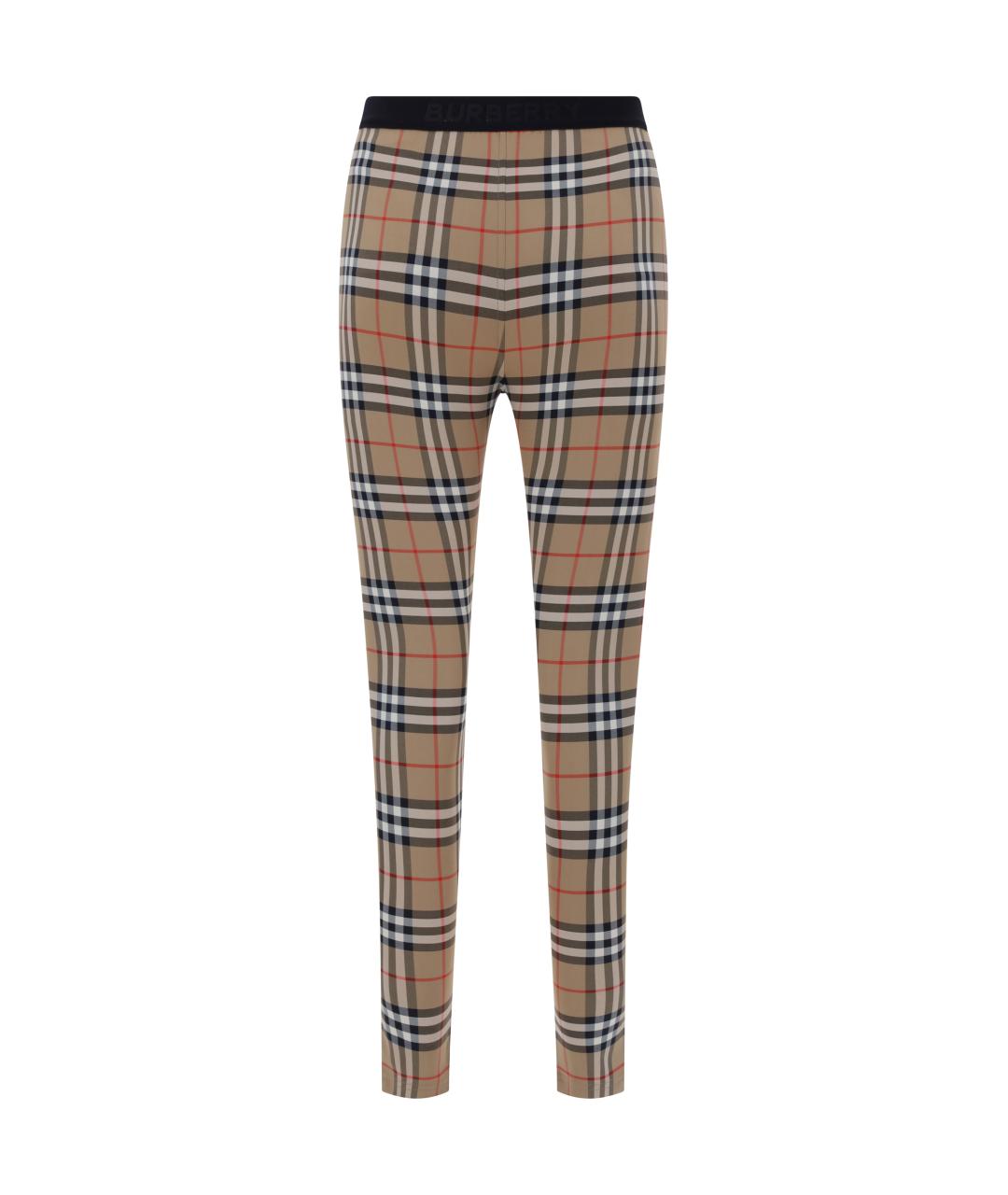 BURBERRY Мульти полиамидовые леггинсы и велосипедки, фото 2