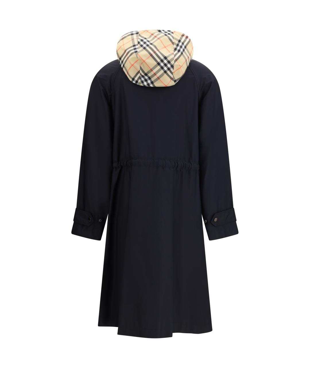 BURBERRY Черный полиамидовый тренч/плащ, фото 2