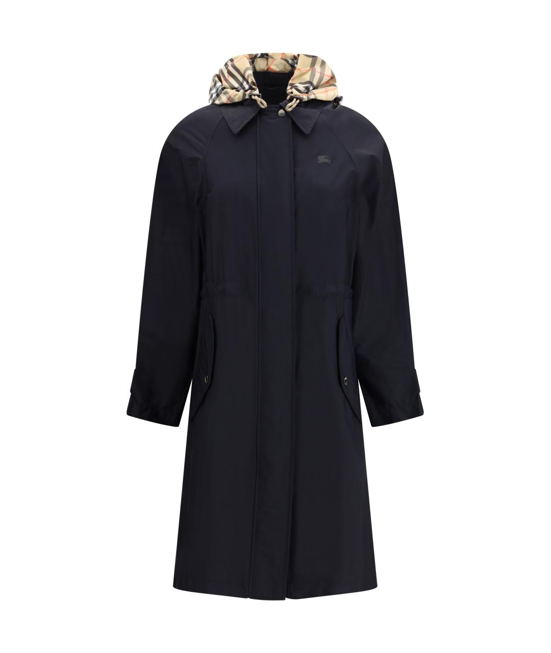 BURBERRY Черный полиамидовый тренч/плащ, фото 1