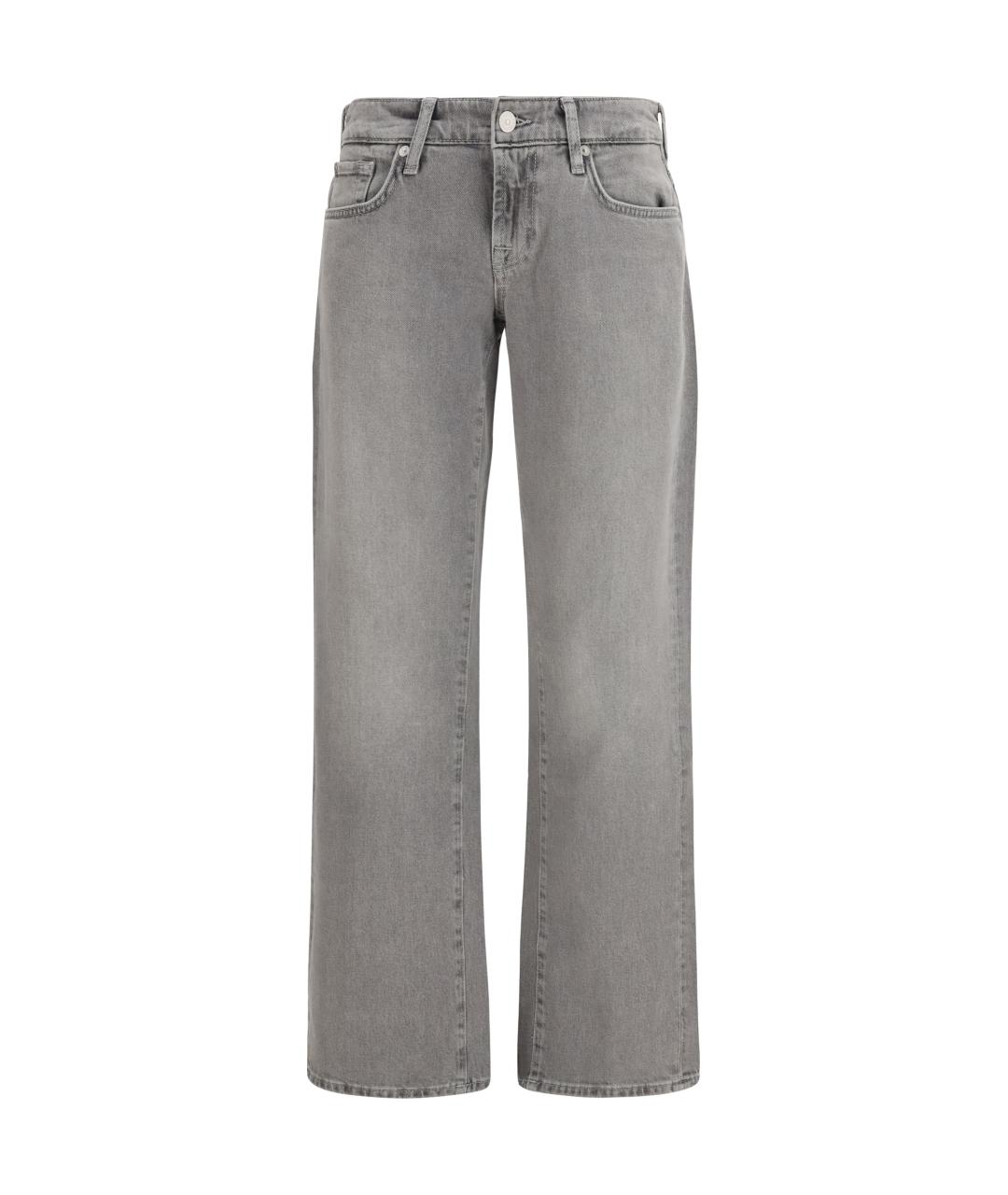 7 FOR ALL MANKIND Хлопковые прямые джинсы, фото 1