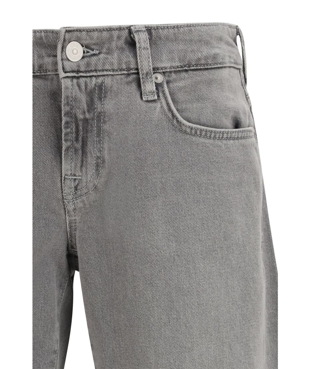 7 FOR ALL MANKIND Хлопковые прямые джинсы, фото 3