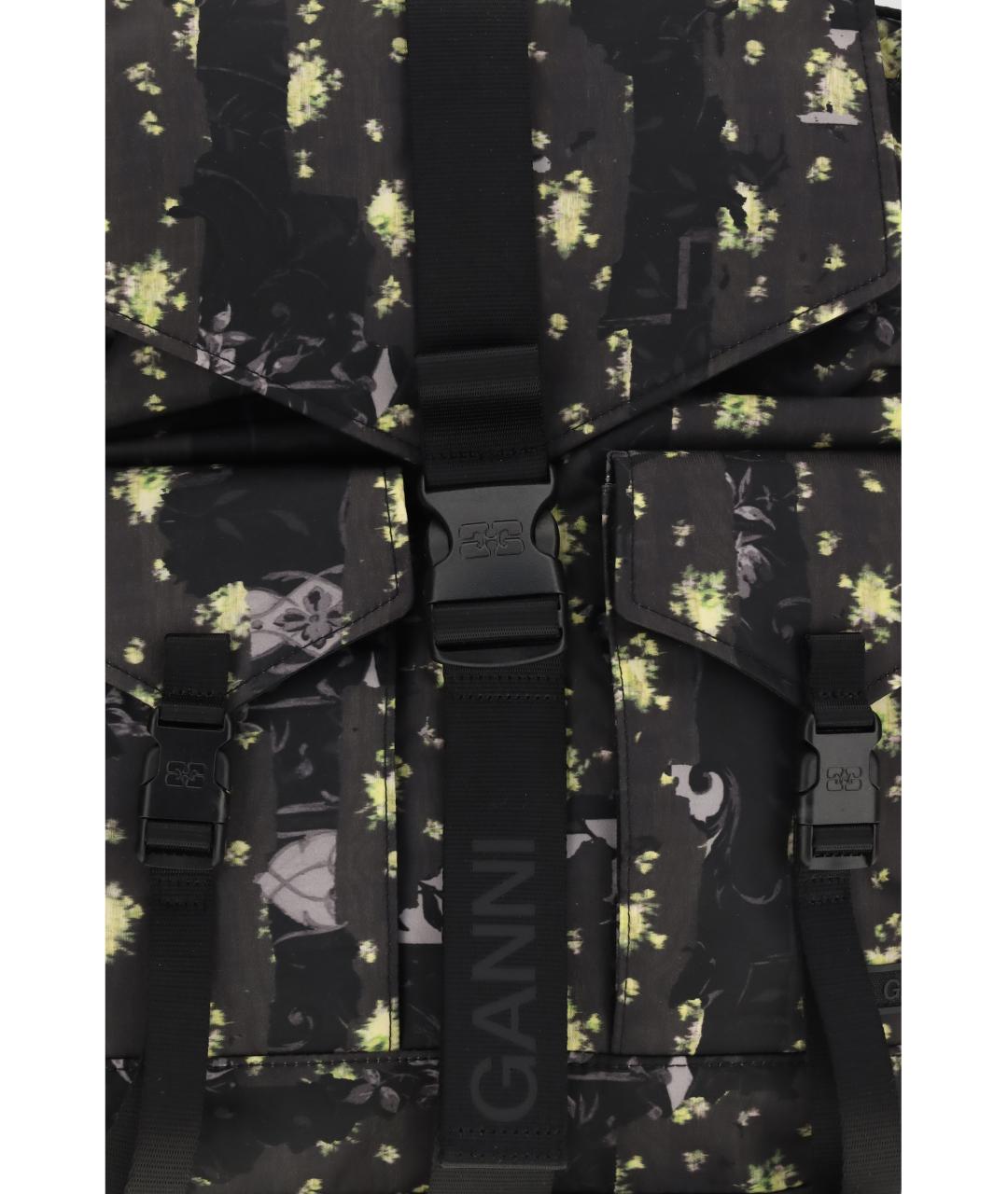 GANNI Мульти тканевый рюкзак, фото 3