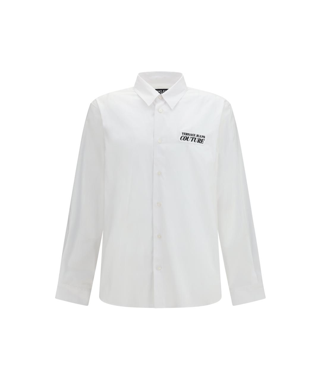 VERSACE JEANS COUTURE Белая хлопковая классическая рубашка, фото 1