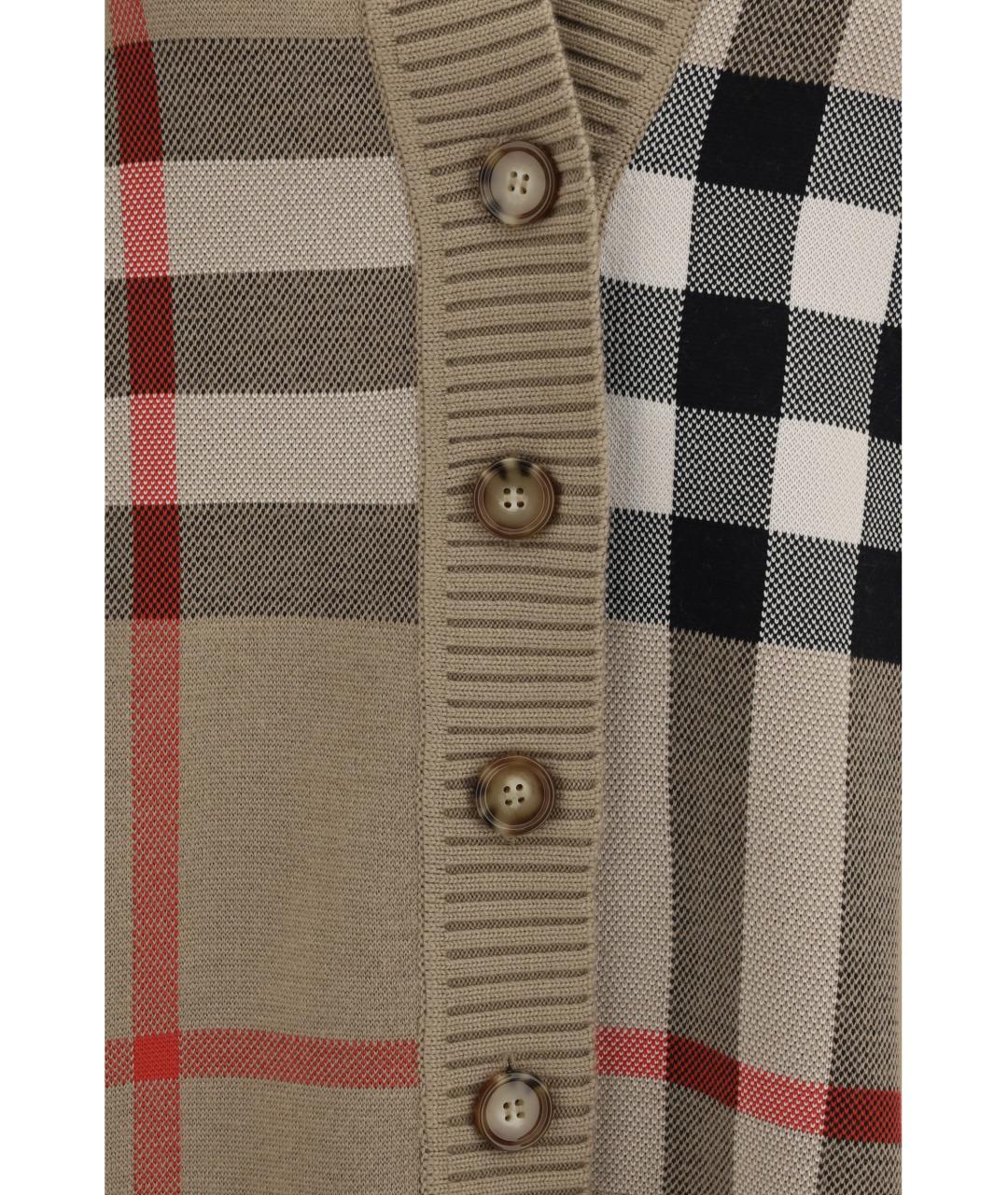 BURBERRY Мульти шерстяной кардиган, фото 3