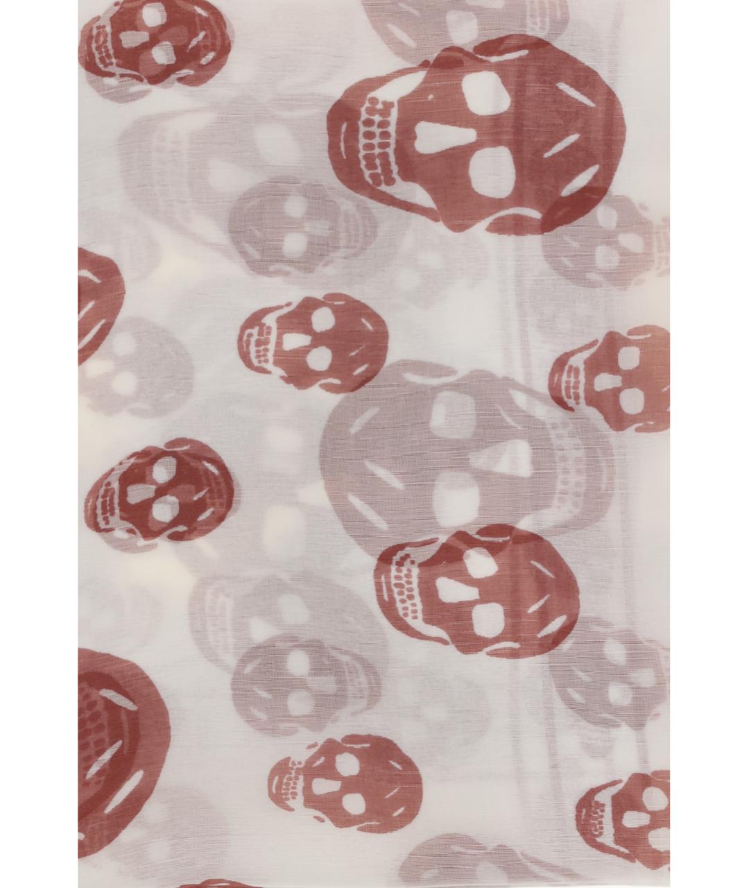 ALEXANDER MCQUEEN Мульти шелковый платок, фото 3