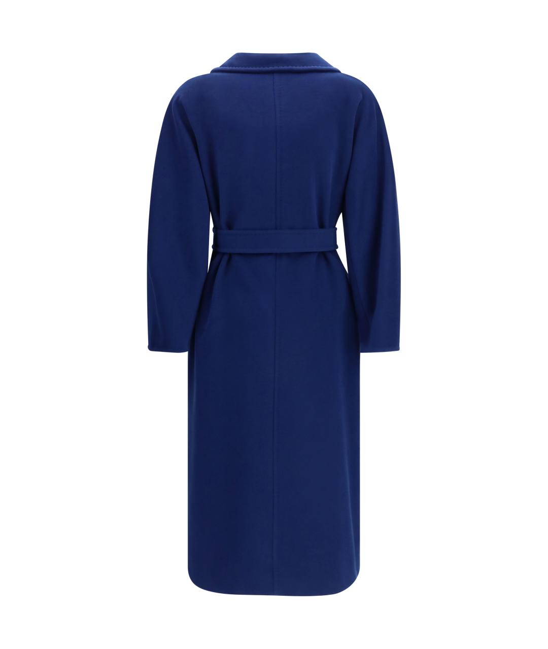 MAX MARA Синее шерстяное пальто, фото 2