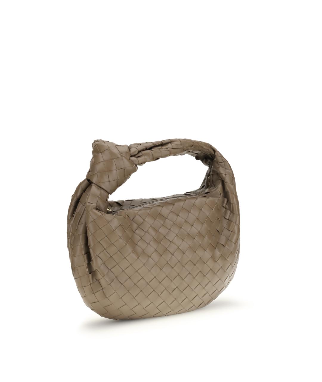 BOTTEGA VENETA Коричневая кожаная сумка через плечо, фото 2