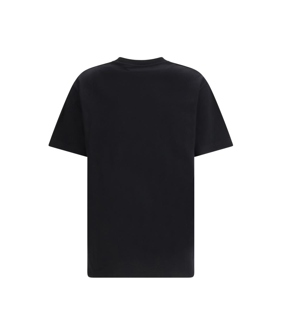 GUCCI Черная хлопковая футболка, фото 2