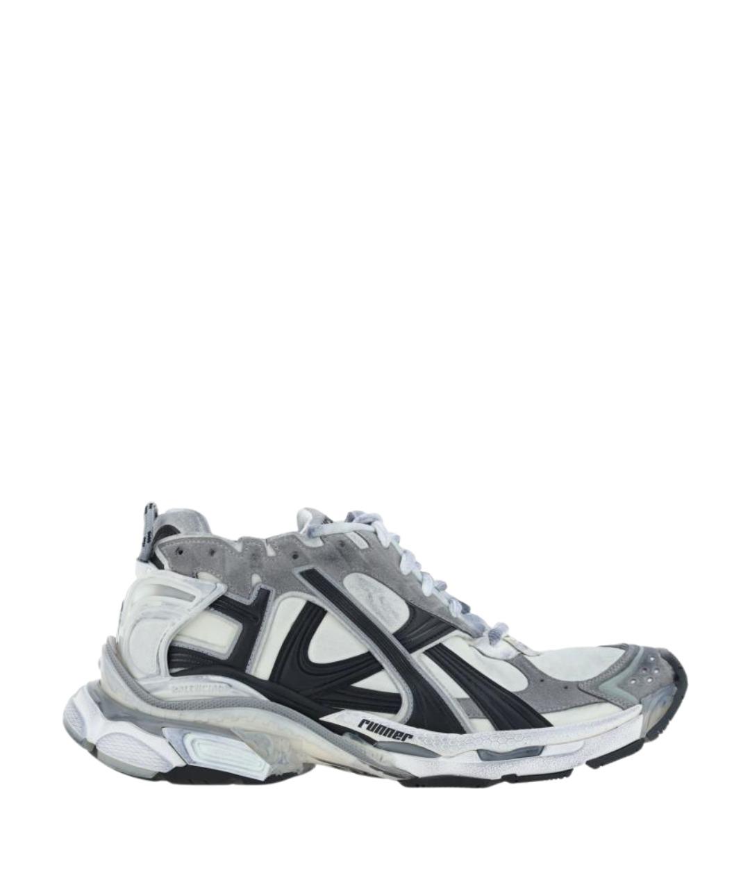 BALENCIAGA Мульти текстильные низкие кроссовки / кеды, фото 1