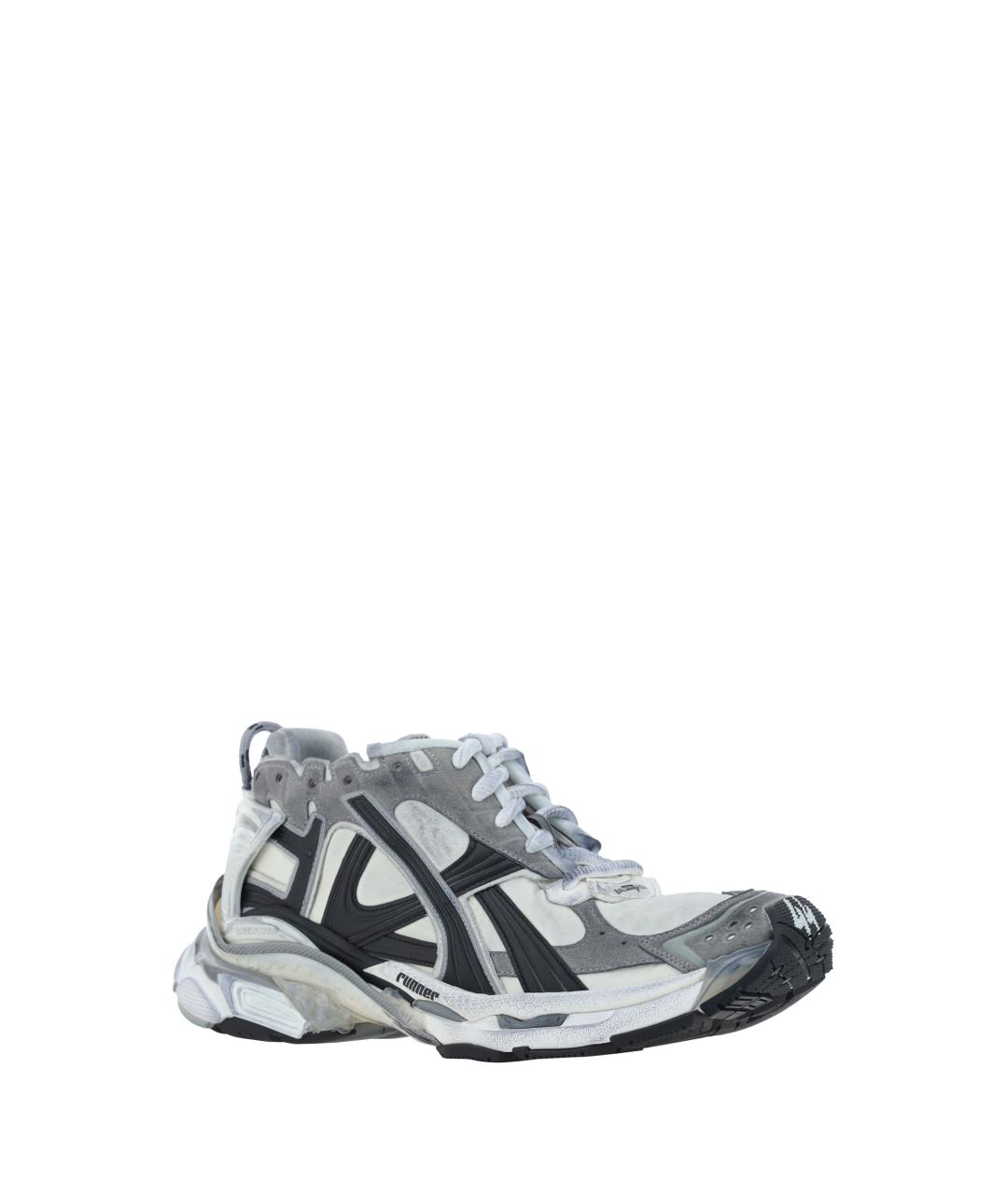 BALENCIAGA Мульти текстильные низкие кроссовки / кеды, фото 2