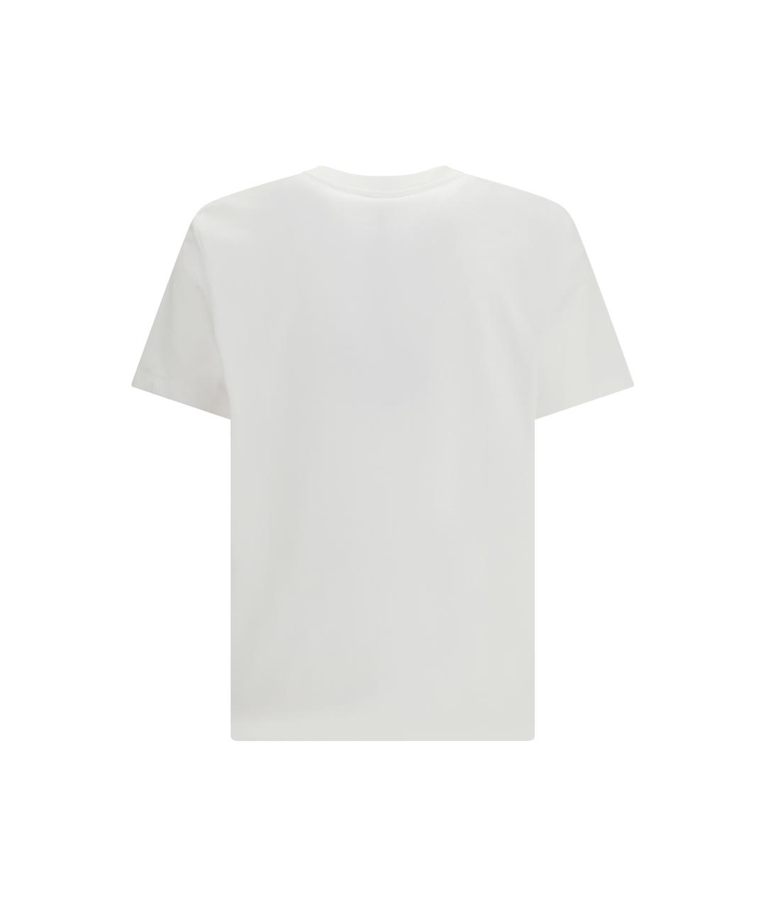 BALMAIN Белая хлопковая футболка, фото 2