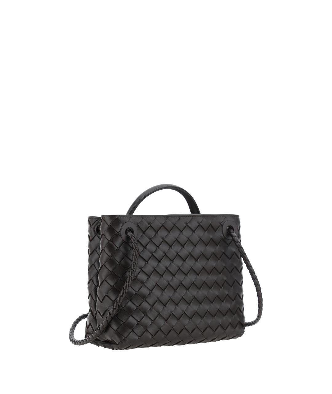 BOTTEGA VENETA Коричневая кожаная сумка тоут, фото 3