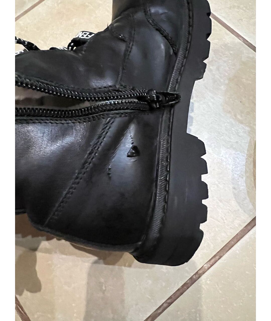 FENDI Мульти кожаные ботинки, фото 8