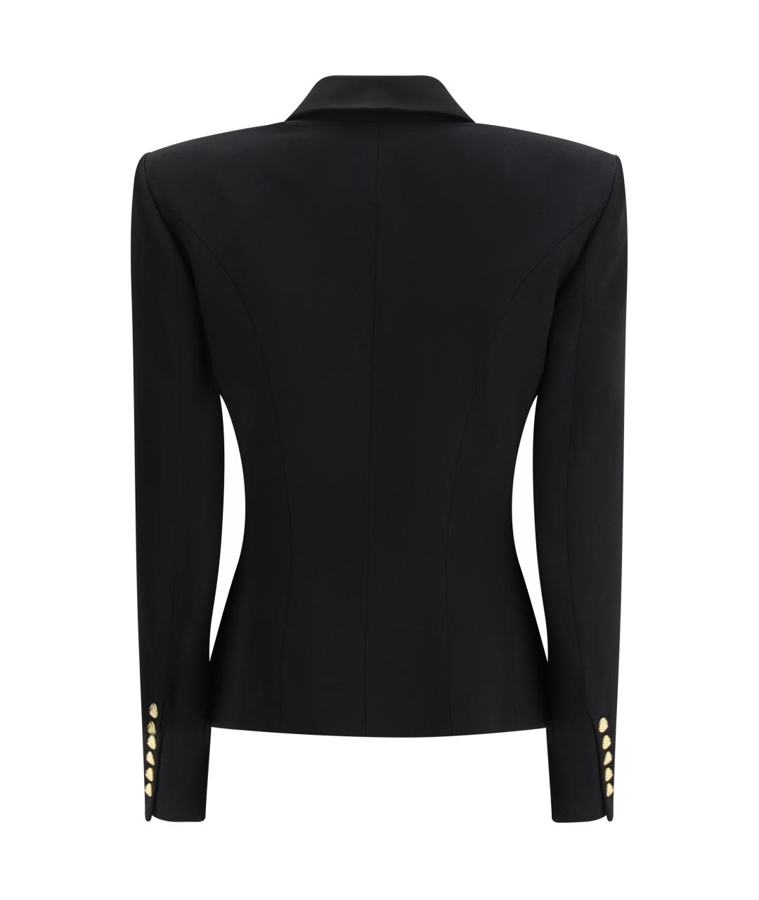 BALMAIN Черный шерстяной жакет/пиджак, фото 2