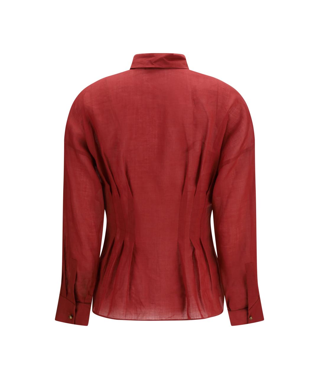 MAX MARA STUDIO Красная рубашка, фото 2