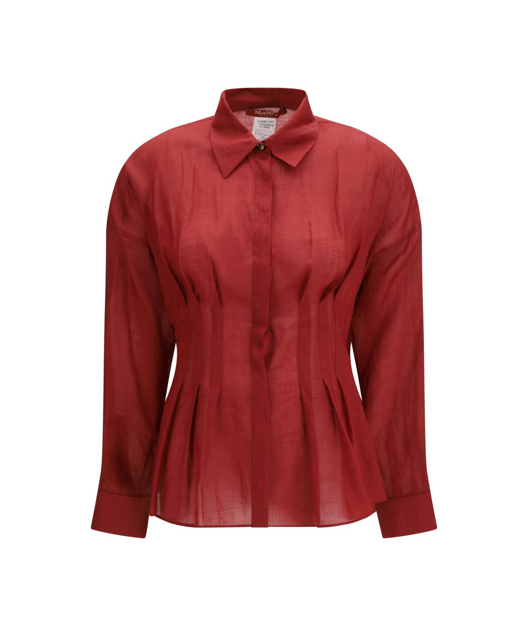 MAX MARA STUDIO Красная рубашка, фото 1