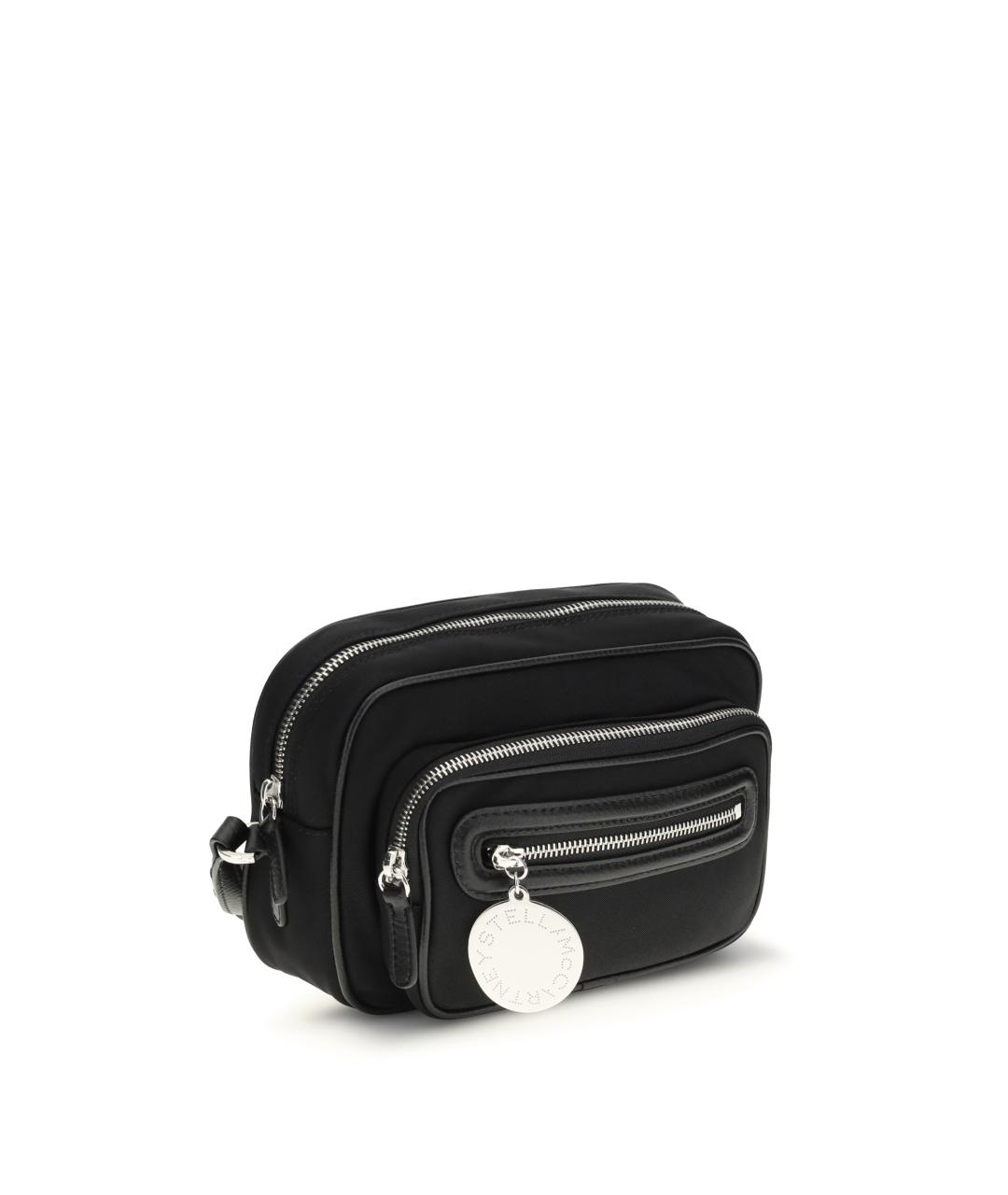 STELLA MCCARTNEY Черная тканевая сумка через плечо, фото 2