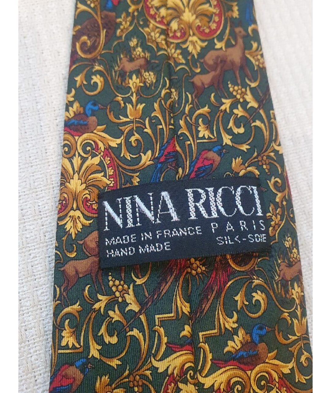 NINA RICCI Мульти шелковый галстук, фото 3