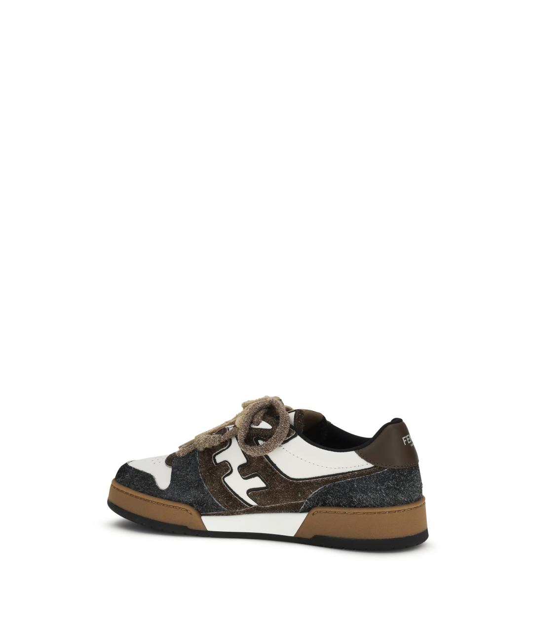 FENDI Мульти кожаные низкие кроссовки / кеды, фото 3