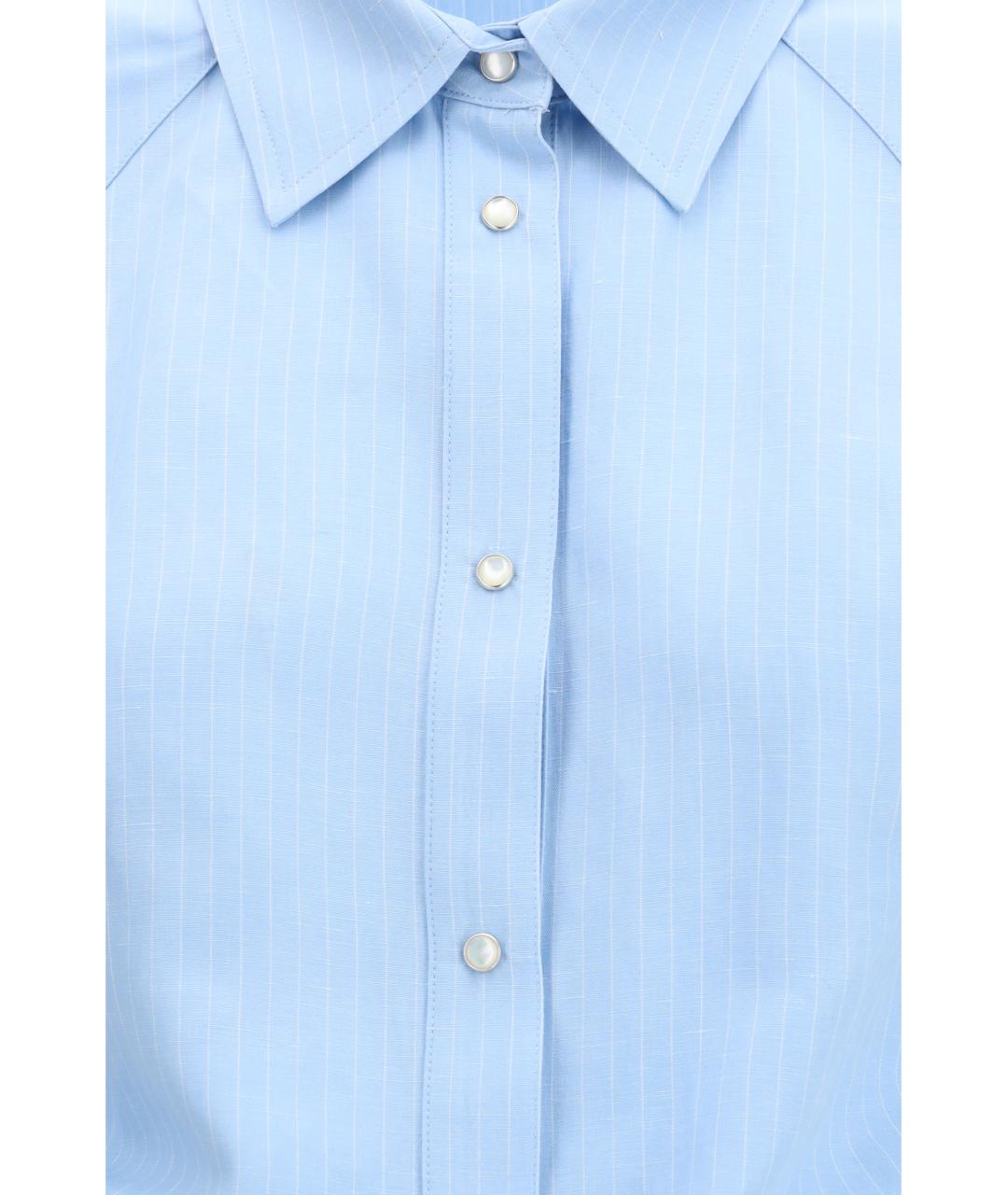 JACOB COHEN Голубая вискозная рубашка, фото 3